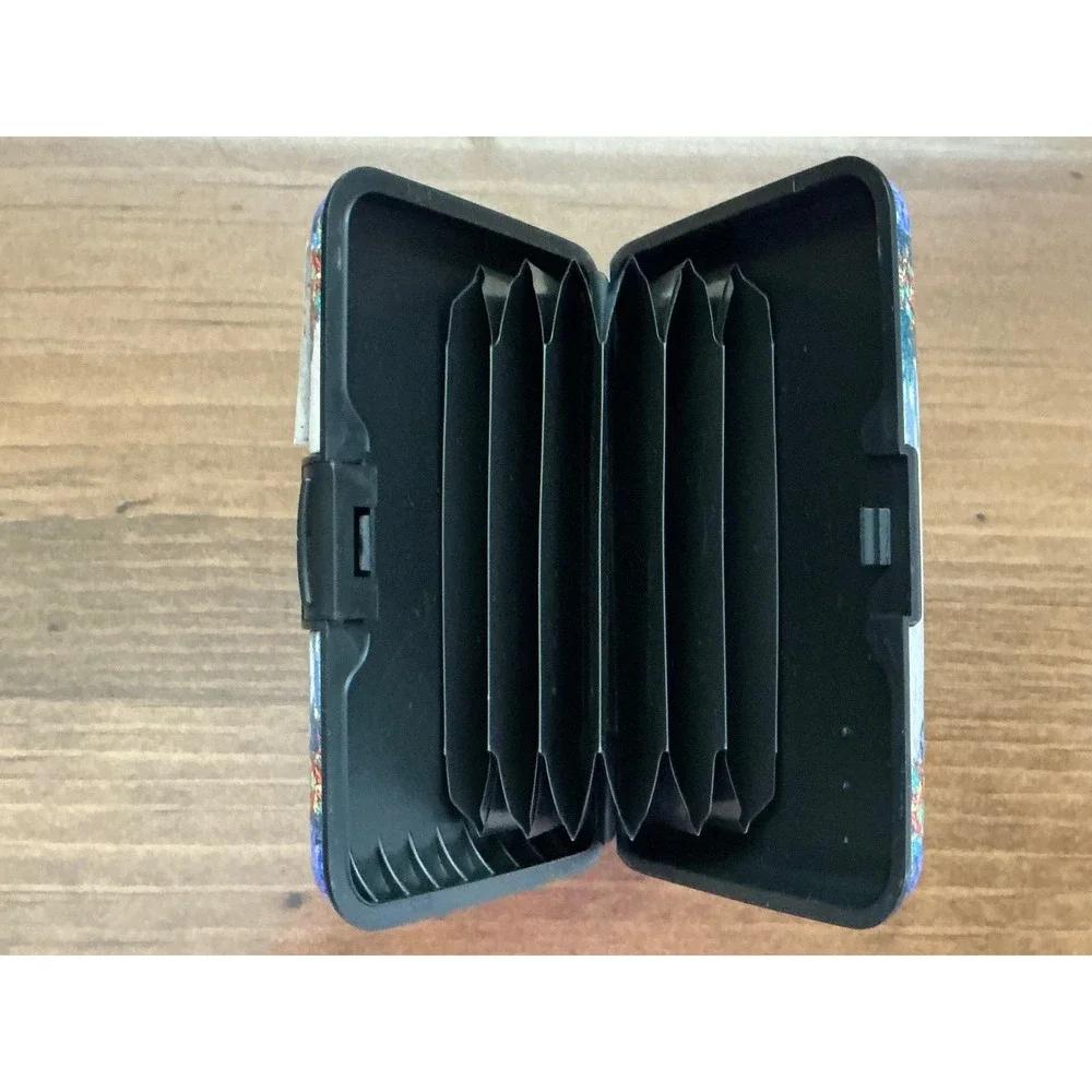 Armored‎ Wallet Monarque Monet Garden RFID Hard Shell Card Case 7135